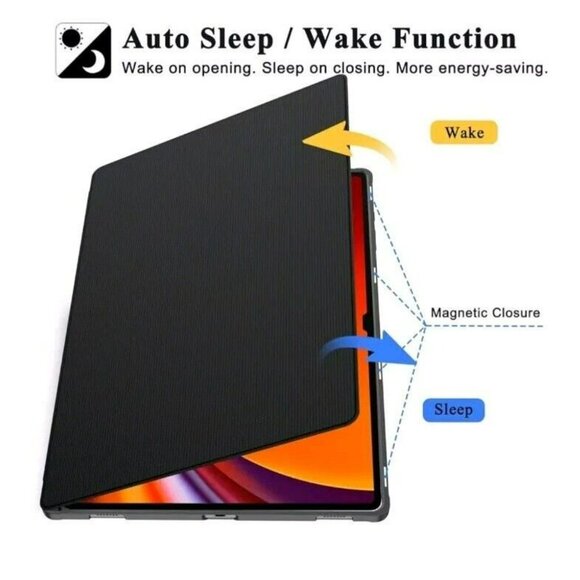 Soke Case For Samsung Galaxy Tab S9 Ultra 2023 / S8 Ultra 2022 With S Pen Holder - Picture 6 of 8